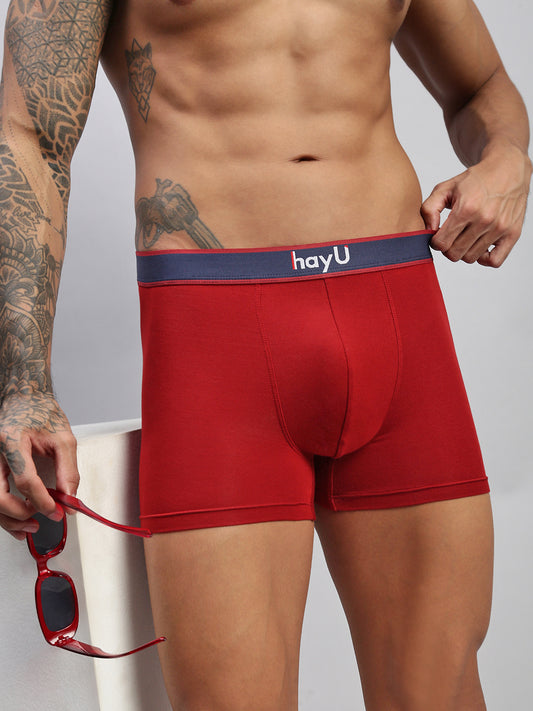 RUBY RED MEN MODAL SOLID TRUNKS