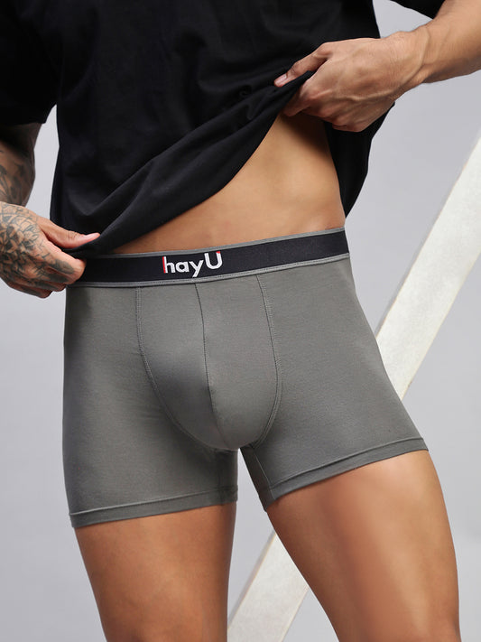 GRAPHITE GREY MEN MODAL SOLID TRUNKS