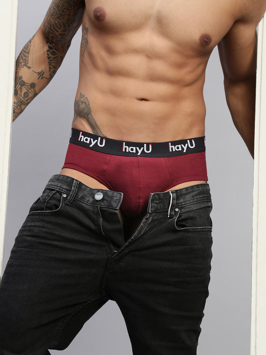 VELEVT PLUM MEN PURE COTTON BRIEF