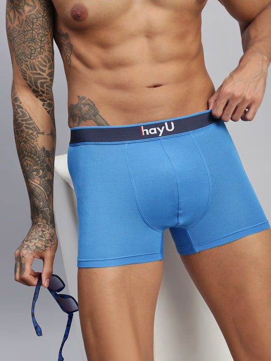 ULTIMATE BLUE MEN MODAL SOLID TRUNKS