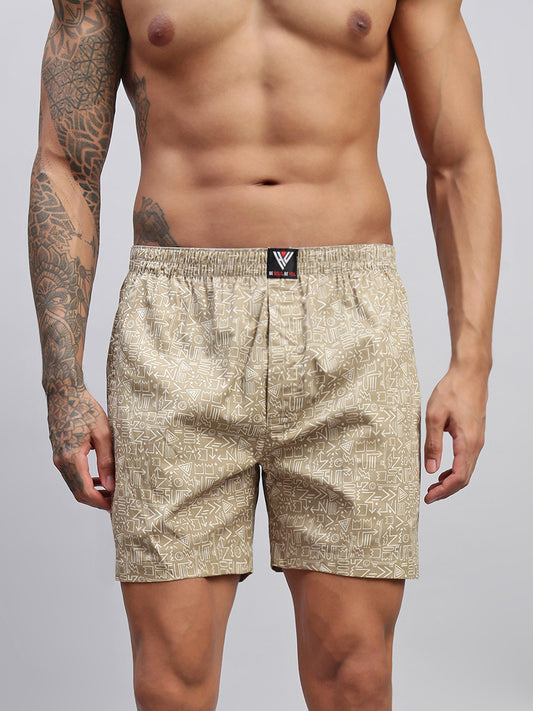 SKATERS VIBE MEN COTTON PRINTED BOXER SHORTS