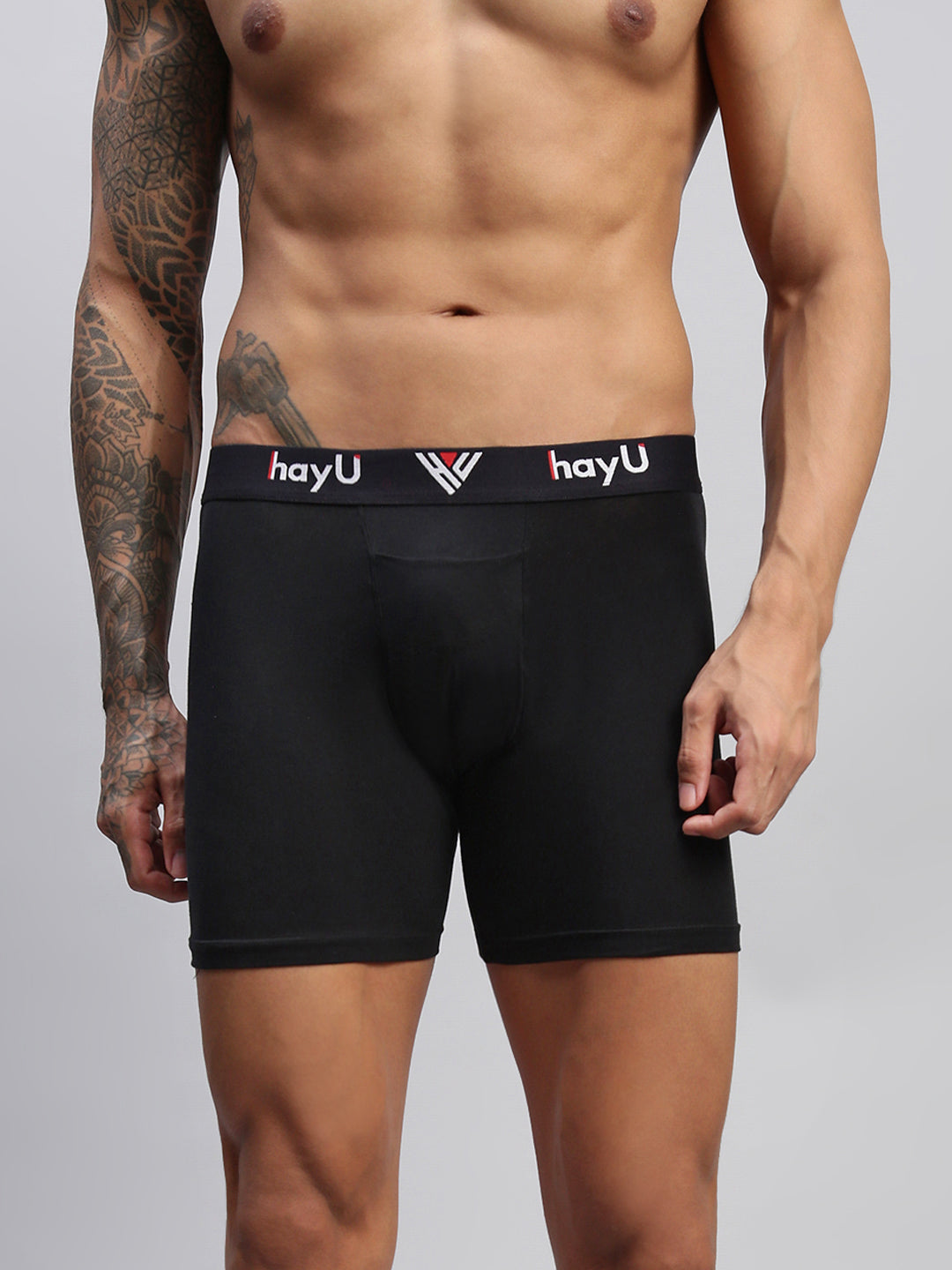 PHANTOM BLACK MEN COTTON BLEND BOXER BRIEFS