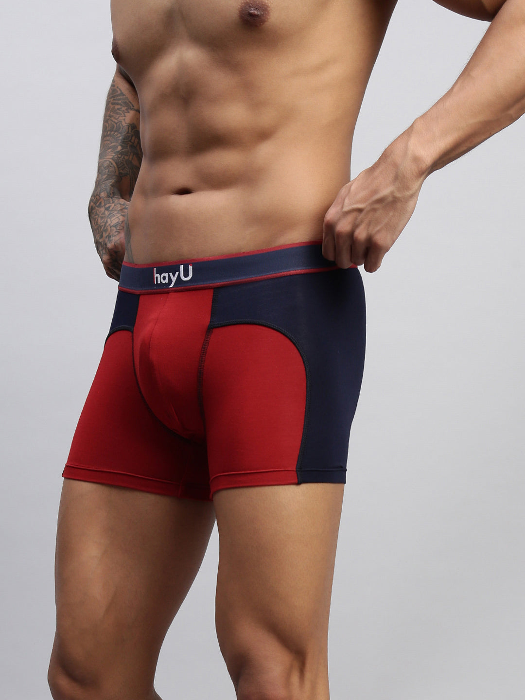 RUBY RED MEN TRUNK DUAL TONE