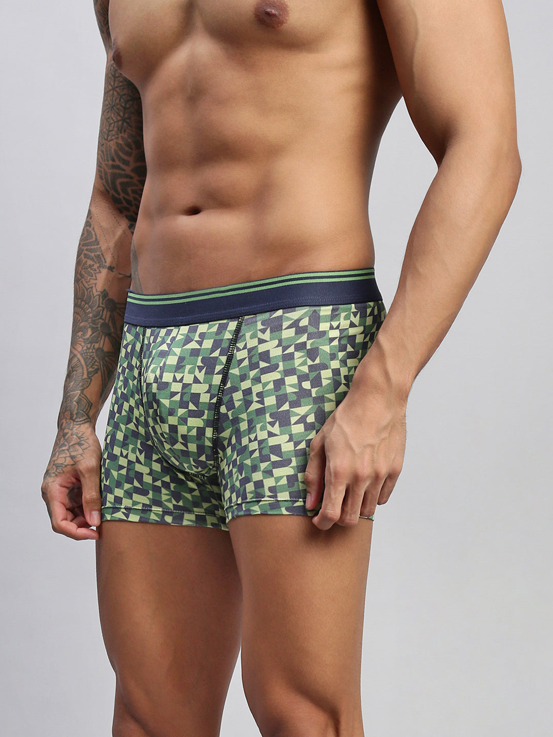 CRAZY CUBES MEN MODAL PRINTED TRUNKS