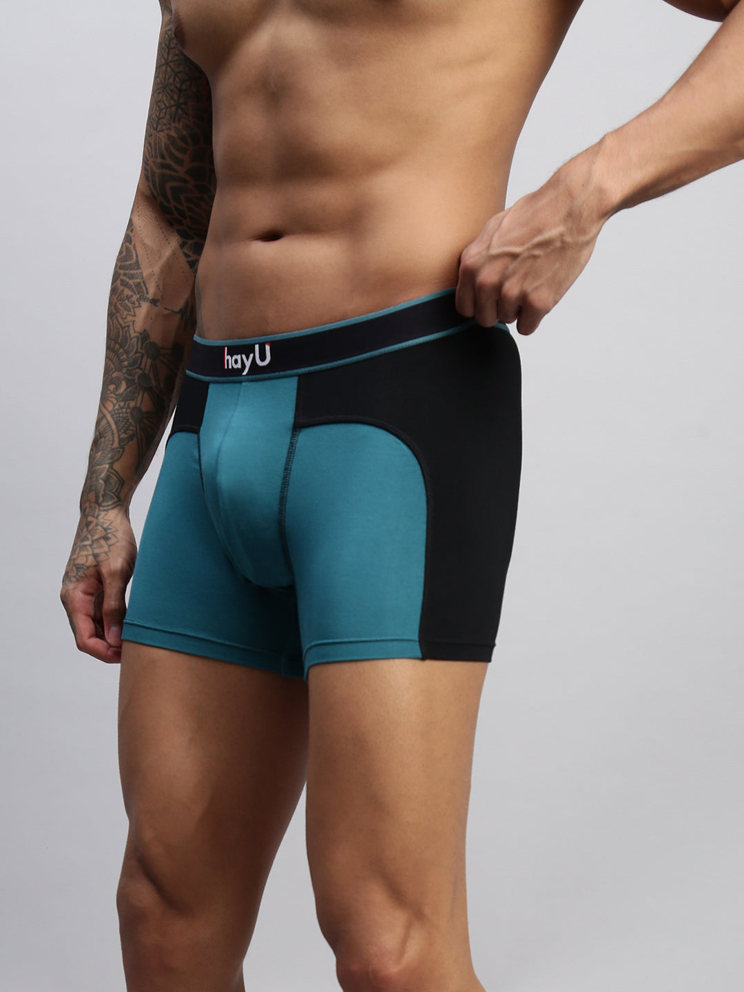 TEAL MEN TRUNK DUAL TONE