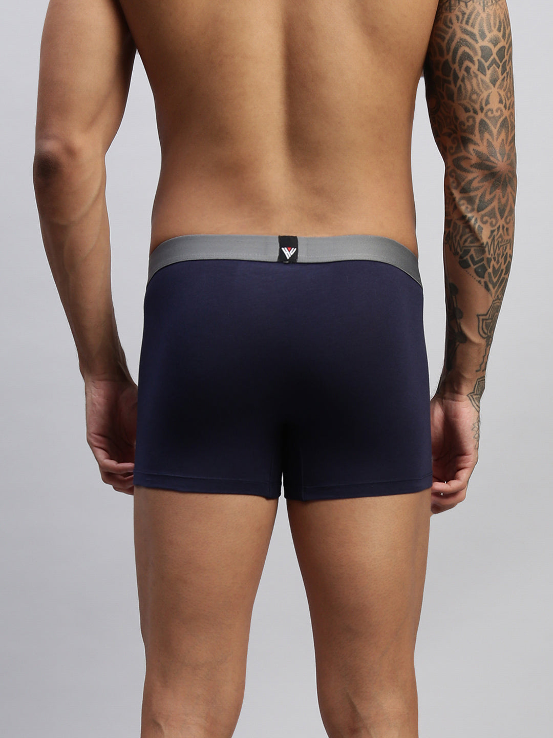 MIDNIGHT IRIS MEN COTTON BLEND TRUNKS