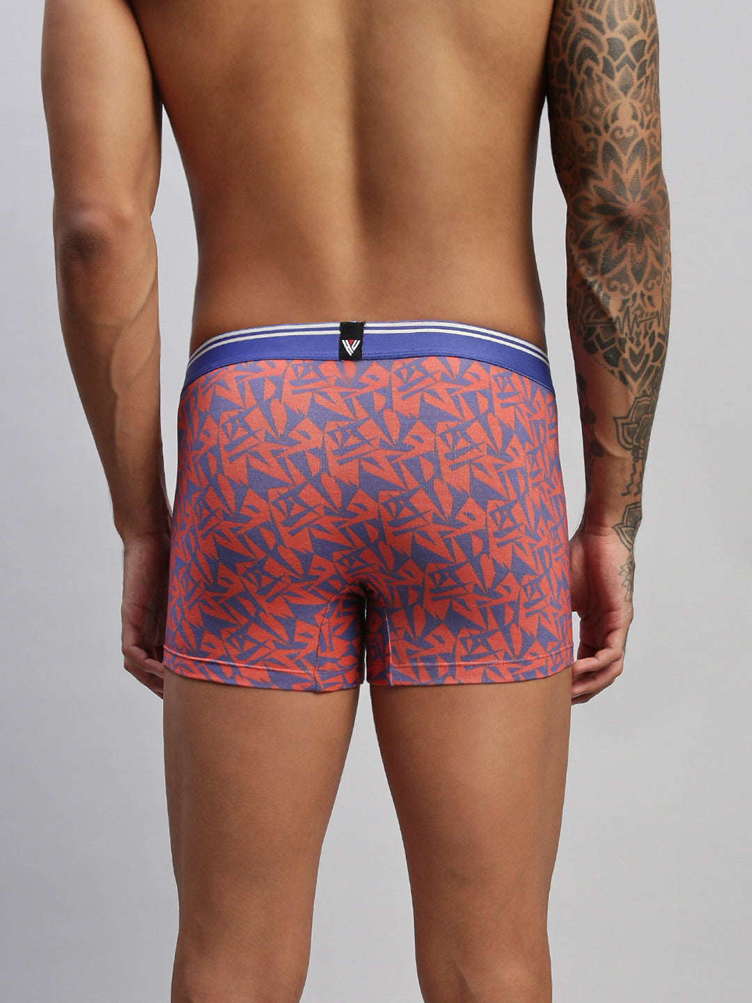 ABSTRACT TRIANGLE MEN MODAL PRINTED TRUNKS