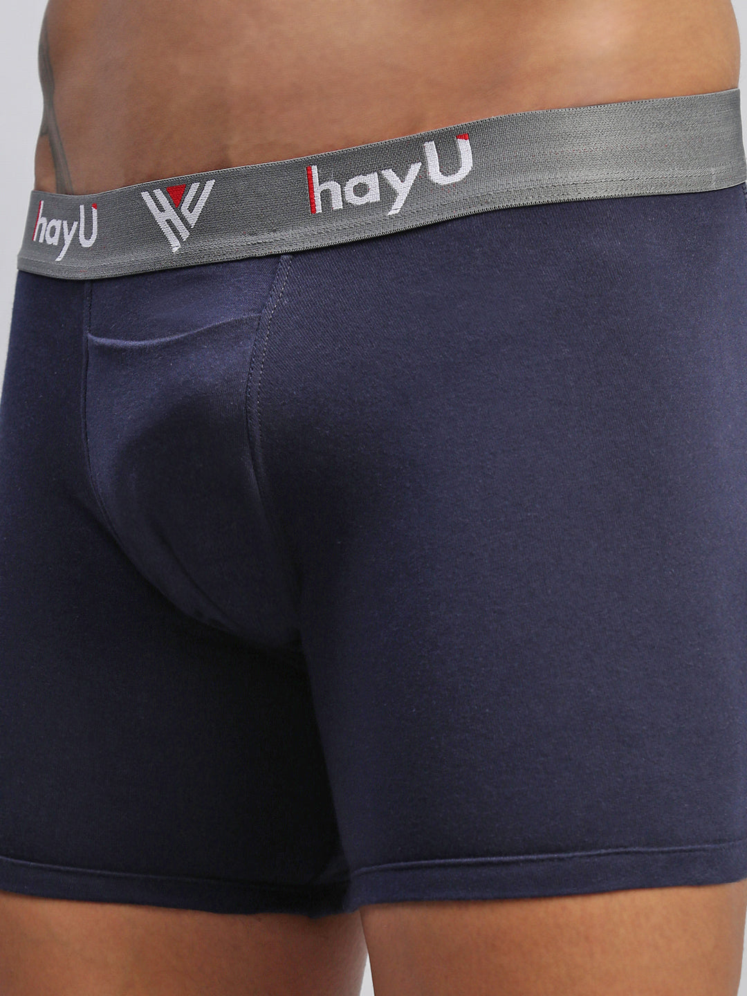 MIDNIGHT IRIS MEN COTTON STRETCH BOXER BRIEFS