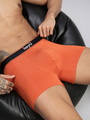 SUNSET BLAZE MEN MODAL SOLID TRUNKS