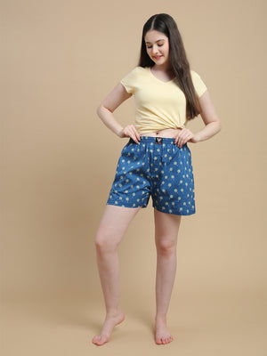 CANDY RUSH WOMENS - PRINTED BOXER SHORTS