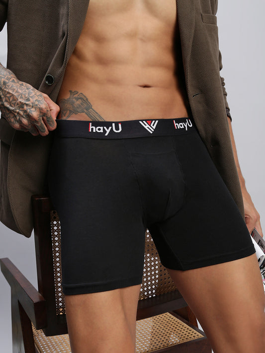 PHANTOM BLACK MEN COTTON BLEND BOXER BRIEFS