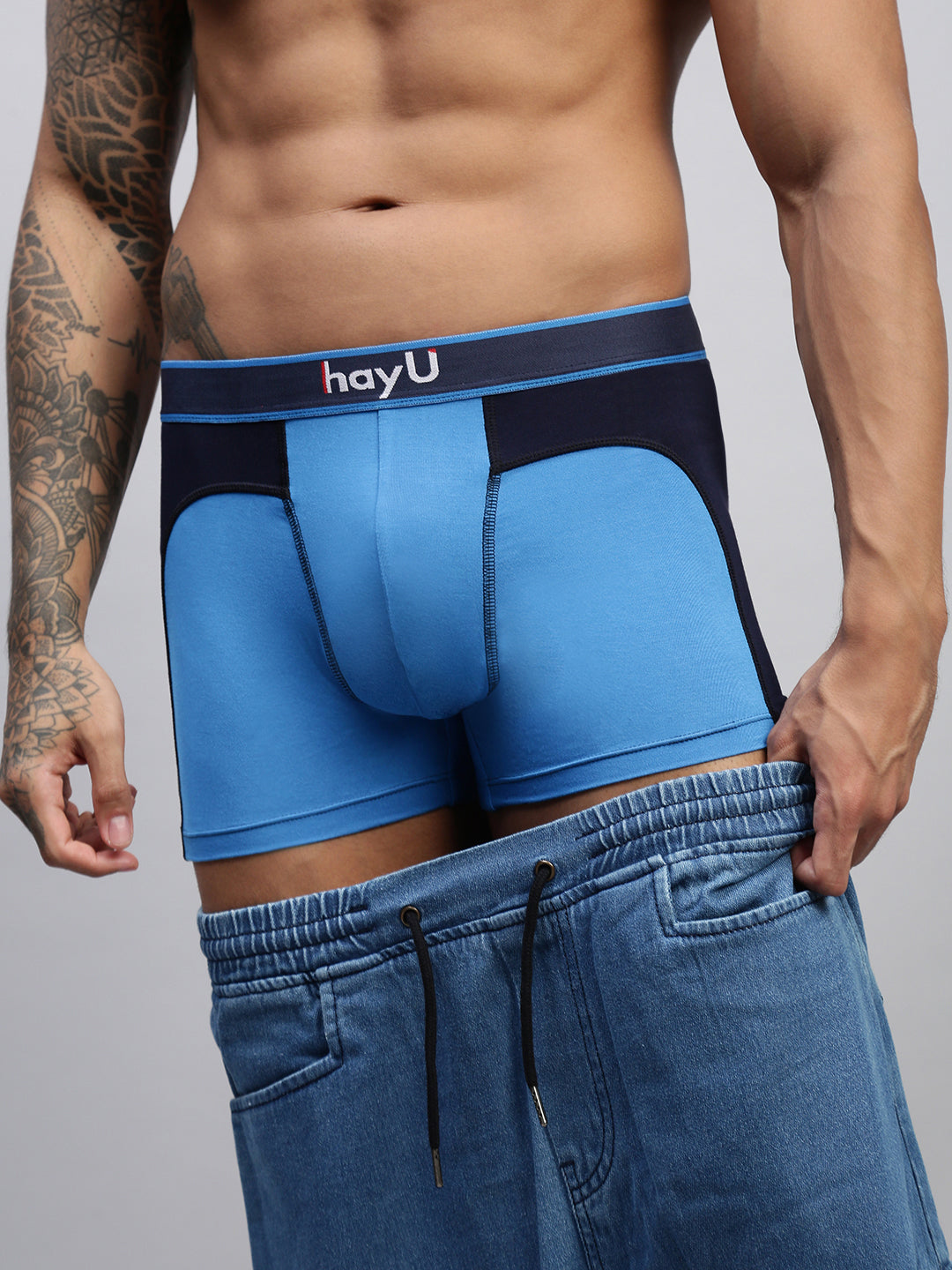 ULTIMATE BLUE MEN TRUNK DUAL TONE