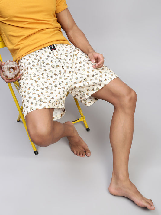 GLAZED CRUMBS MEN COTTON PRINTED BOXER SHORTS