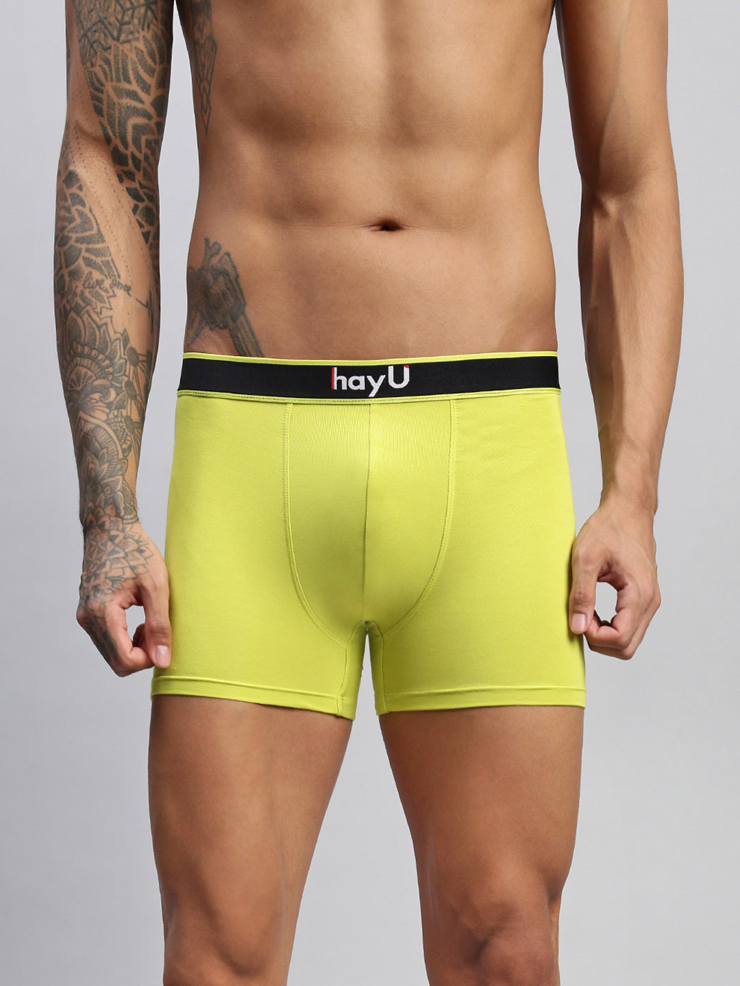 2PC PACK OF TEAL & SUNBUD MEN MODAL SOLID TRUNKS