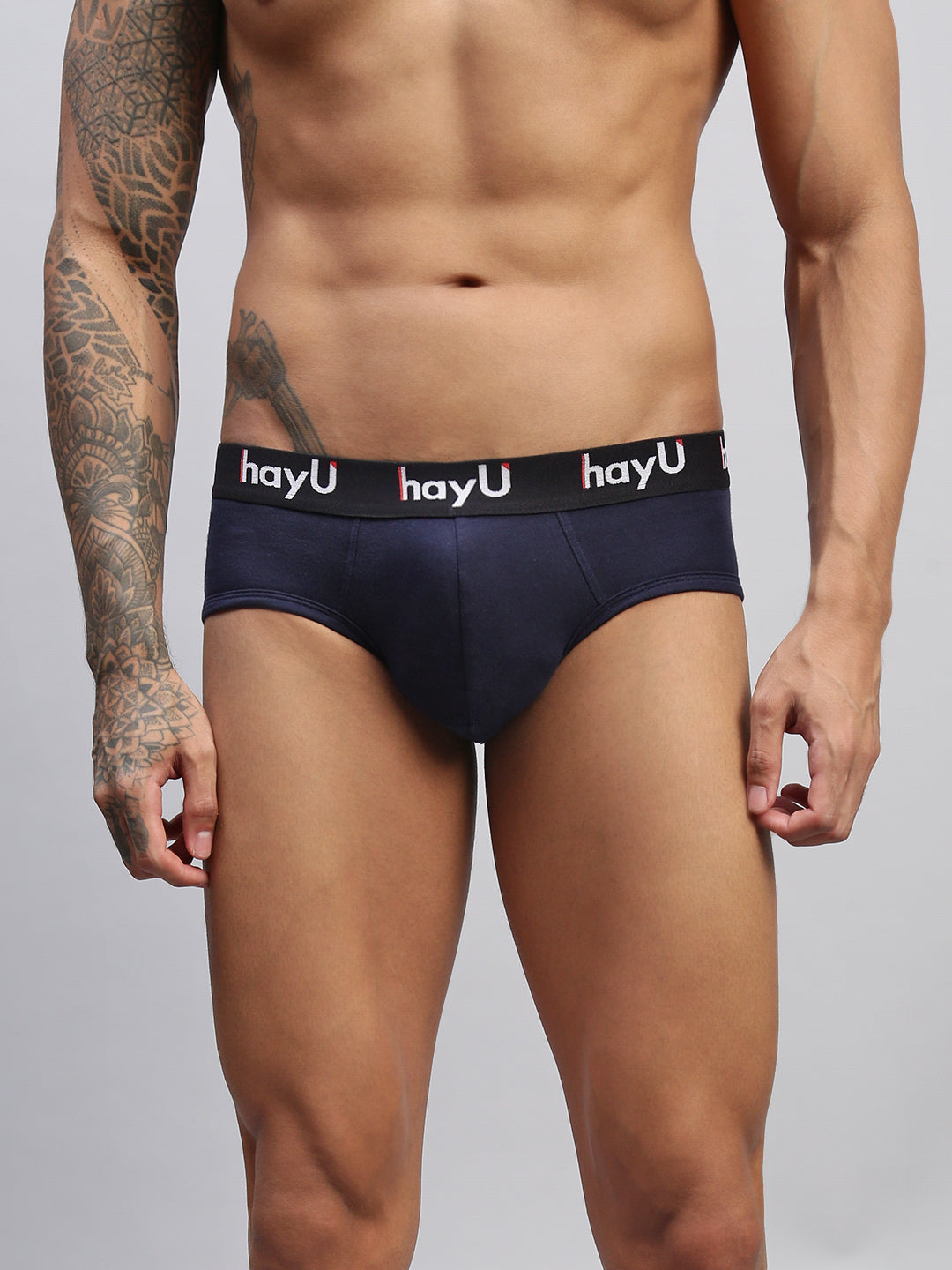 MIDNIGHT IRIS MEN PURE COTTON BRIEF