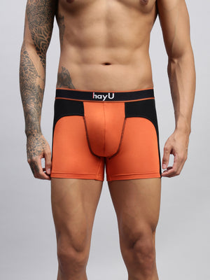2PC PACK OF ULTIMATE BLUE & SUNSET BLAZE MEN MODAL DUAL COLOUR TRUNKS