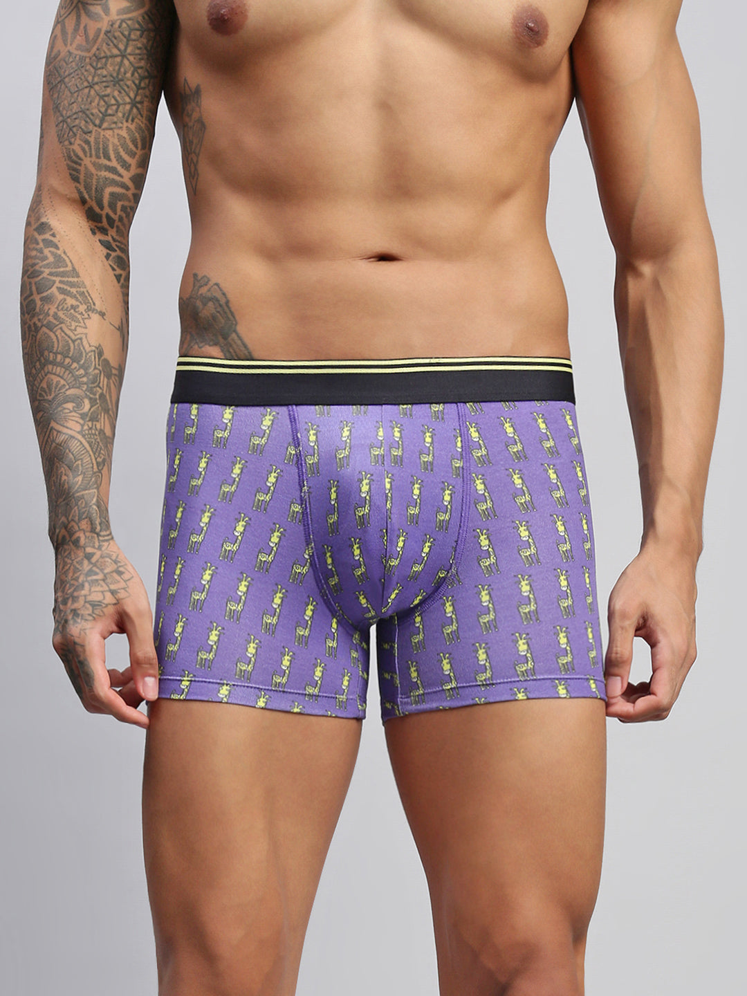 FUNKY GIRAFFE MEN MODAL PRINTED TRUNKS