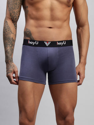 2PC PACK OF VIVID INDIGO & PHANTOM BLACK MEN COTTON STRETCH TRUNKS