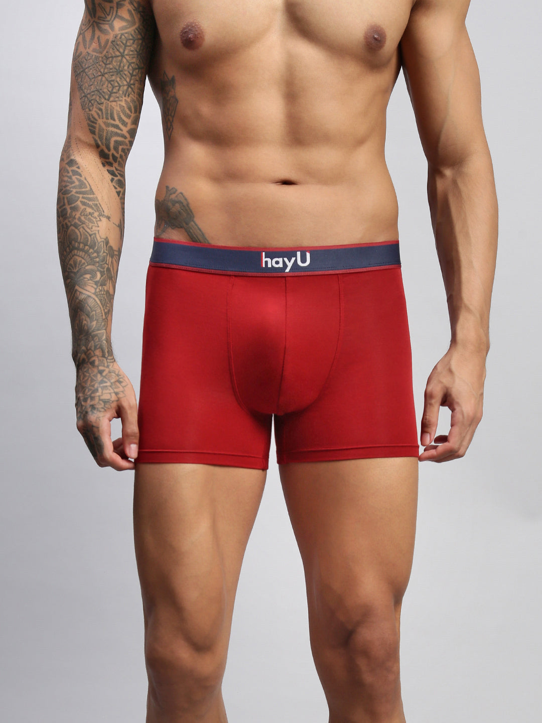 RUBY RED MEN MODAL SOLID TRUNKS