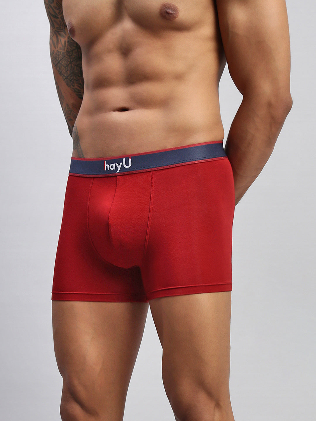 RUBY RED MEN MODAL SOLID TRUNKS