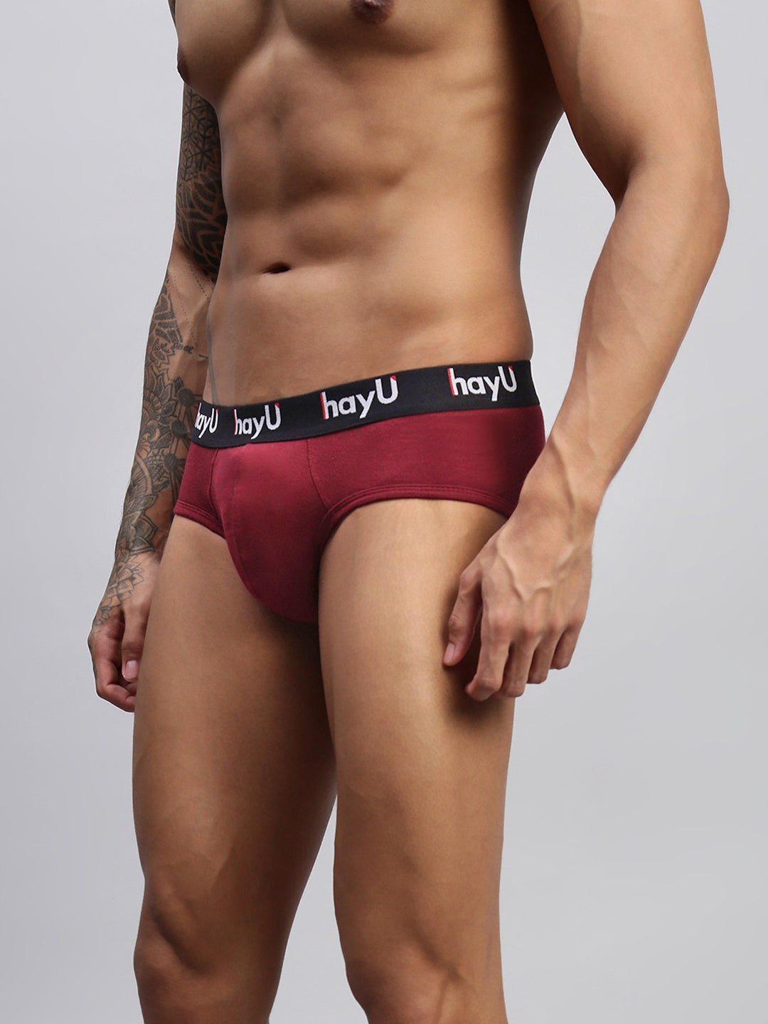 VELEVT PLUM MEN PURE COTTON BRIEF