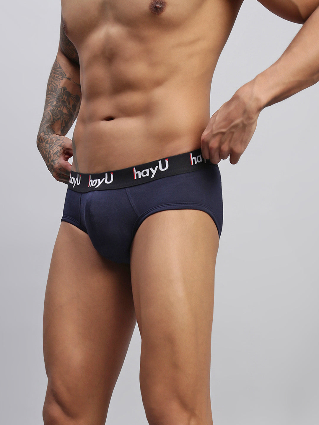 MIDNIGHT IRIS MEN PURE COTTON BRIEF