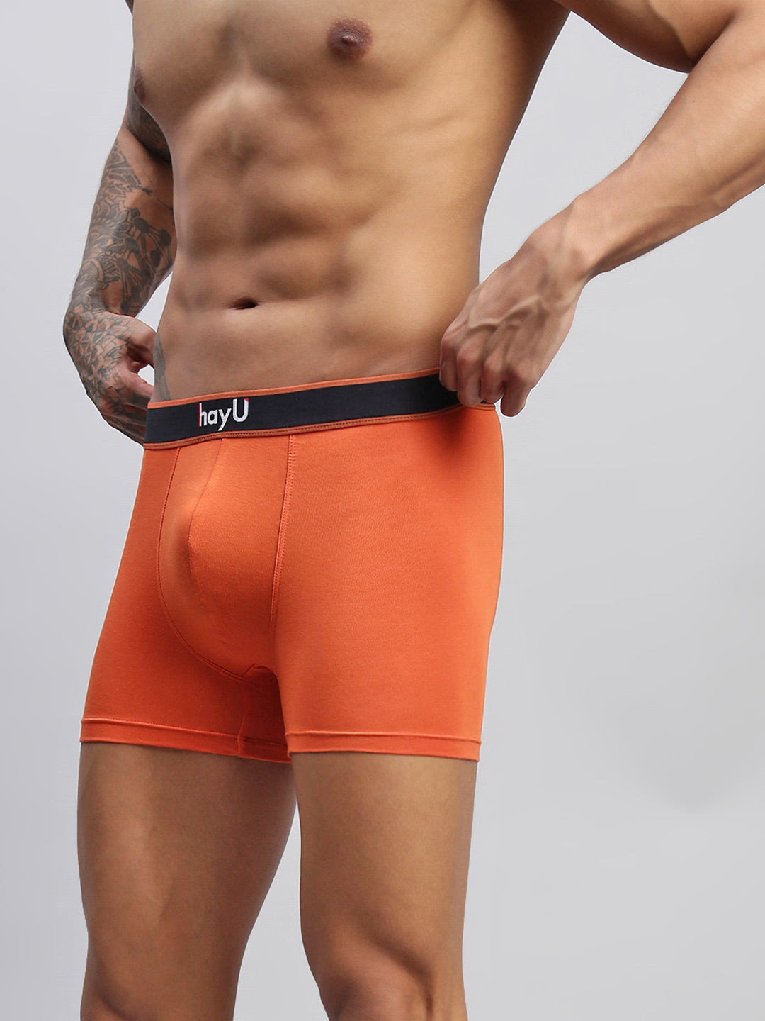 SUNSET BLAZE MEN MODAL SOLID TRUNKS