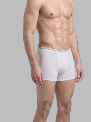 2PC PACK OF WHITE COTTON STRETCH TRUNKS
