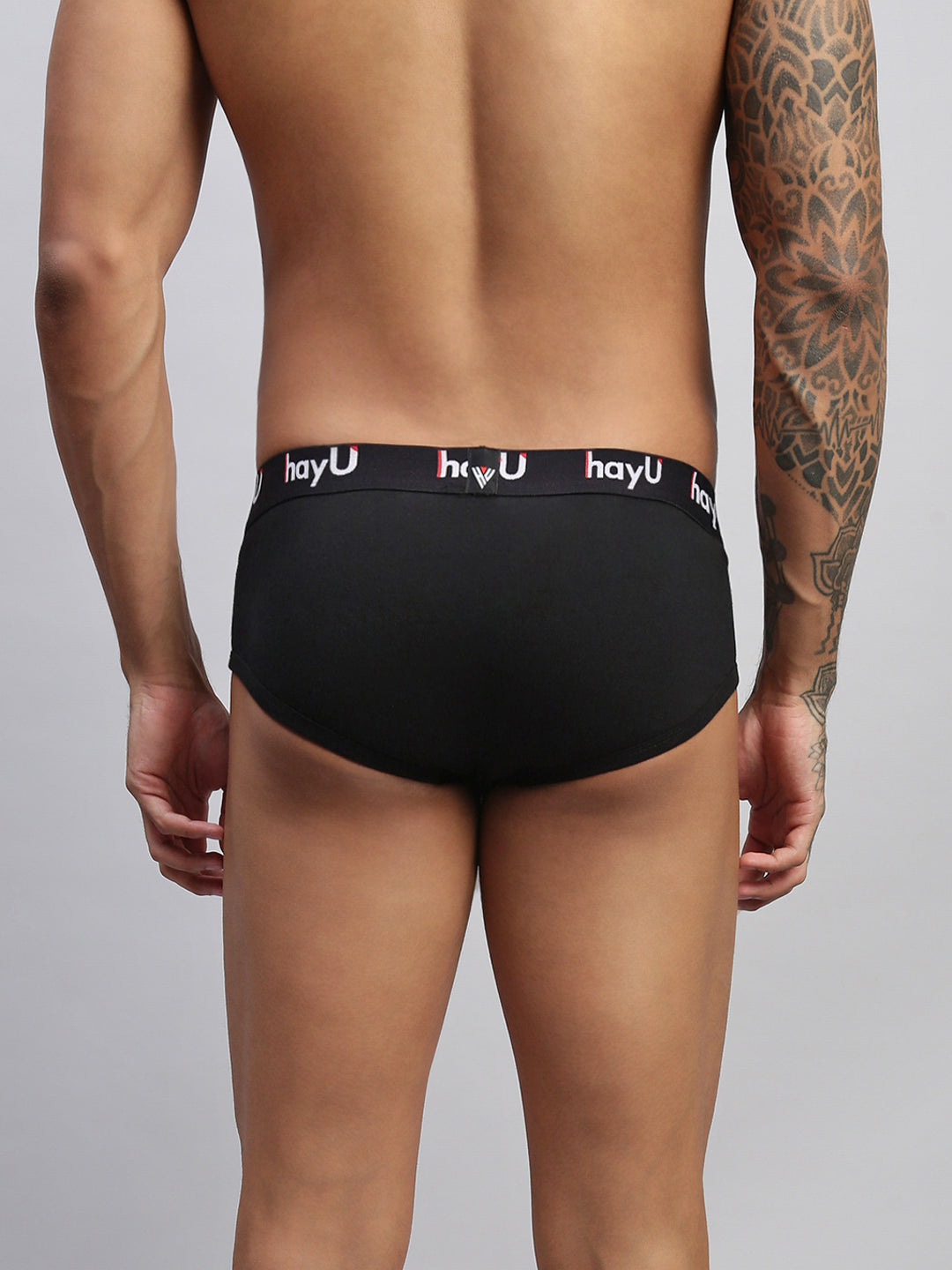 BLACK MEN PURE COTTON BRIEF