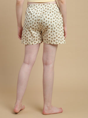 GLAZED CRUMBS WOMENS COTTON - PRINTED BOXER SHORTS