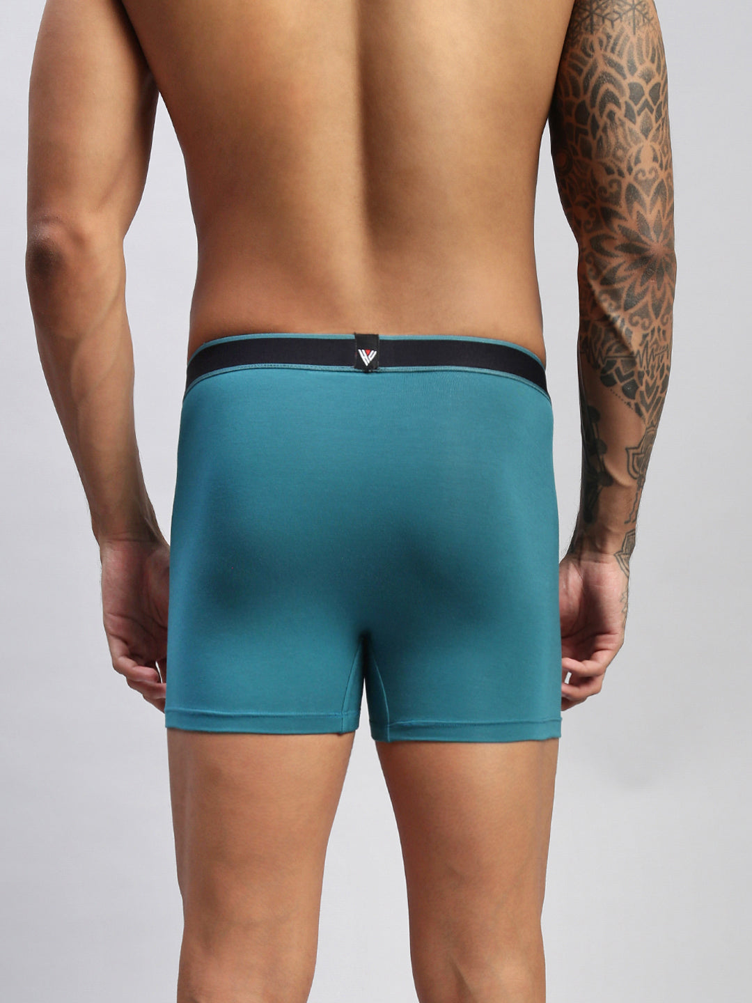 2PC PACK OF TEAL & SUNBUD MEN MODAL SOLID TRUNKS