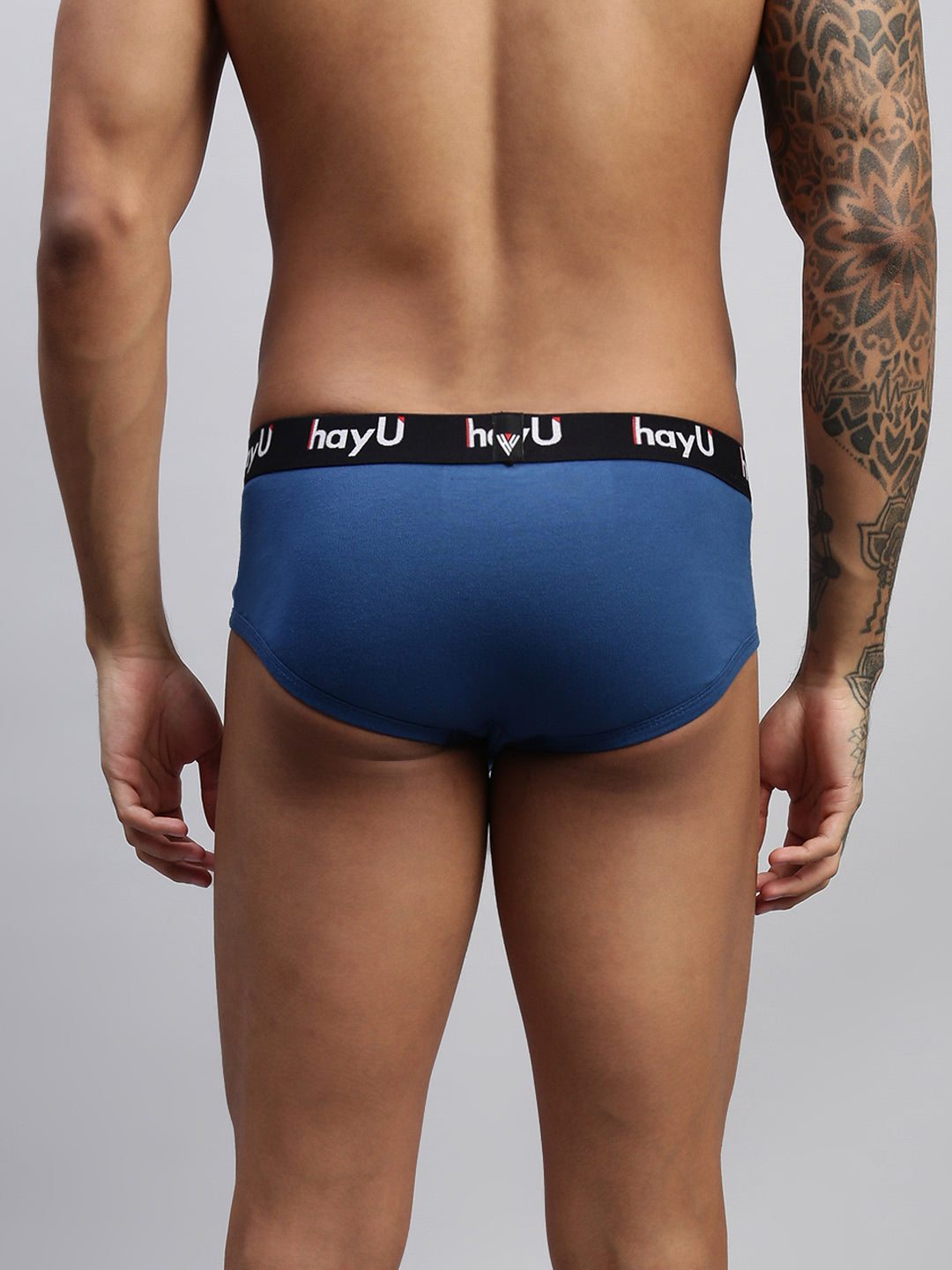 NOCTURNE BLUE MEN PURE COTTON BRIEF