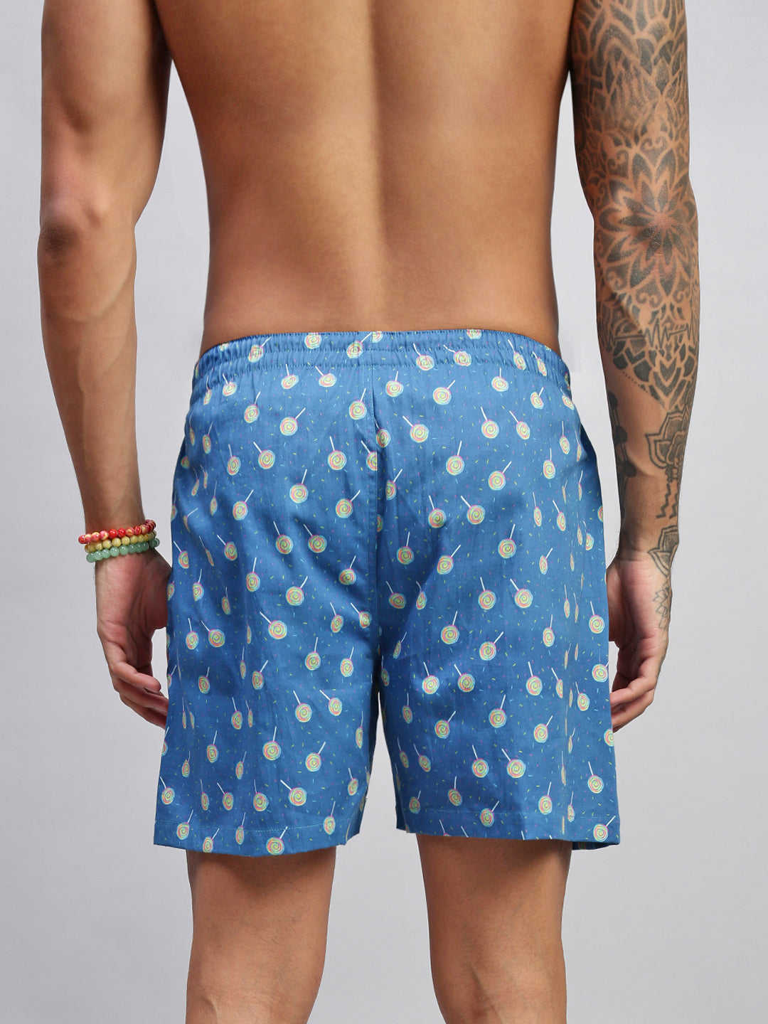 2PC PACK OF MOVIE & CANDY PRINT MEN COTTON BOXER PRINTED BOXER SHORTS