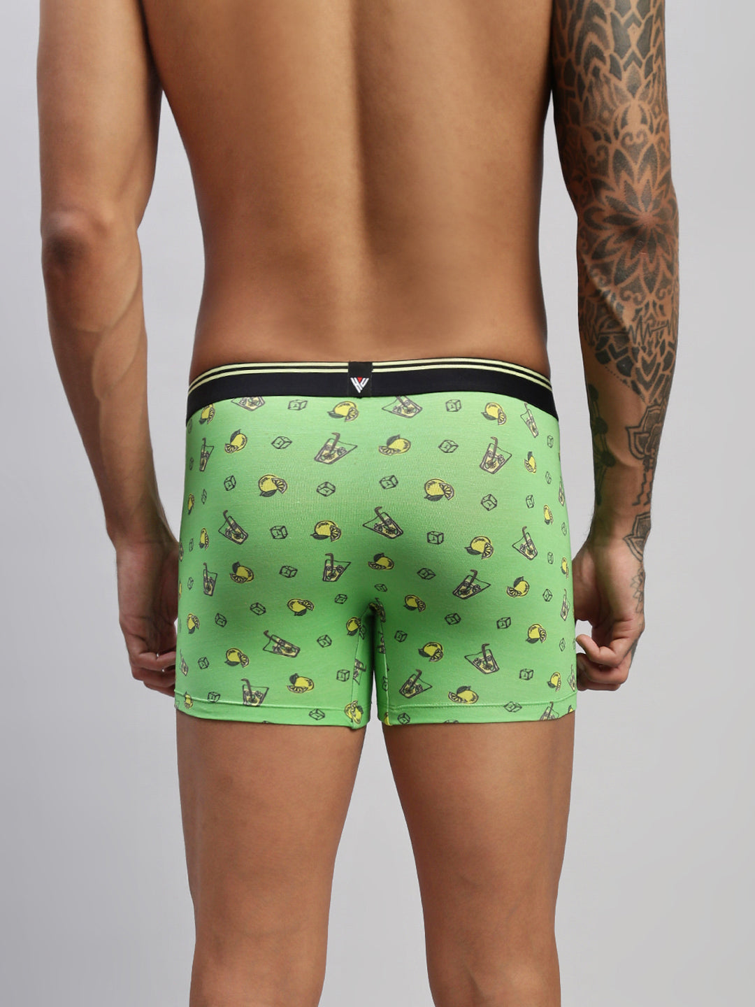 LIME 'N' SODA MEN MODAL PRINTED TRUNKS