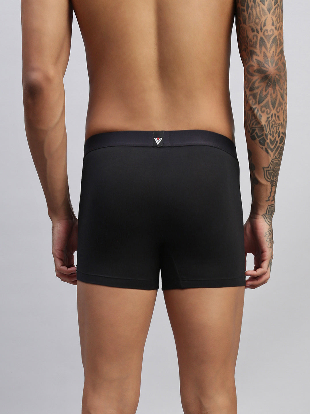 PHANTOM BLACK MEN COTTON BLEND TRUNKS