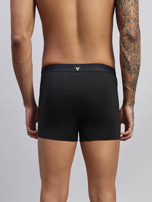PHANTOM BLACK MEN COTTON STRETCH TRUNKS
