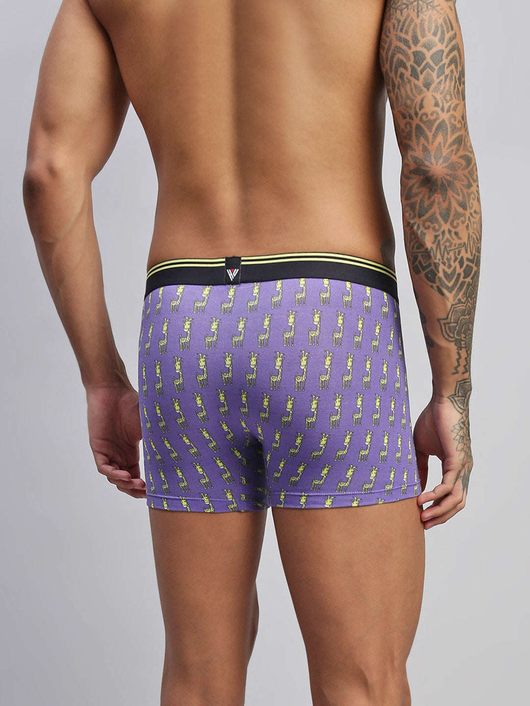 FUNKY GIRAFFE MEN MODAL PRINTED TRUNKS