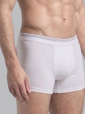 2PC PACK OF WHITE COTTON STRETCH TRUNKS