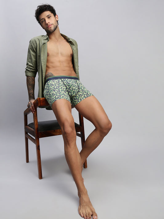 CRAZY CUBES MEN MODAL PRINTED TRUNKS