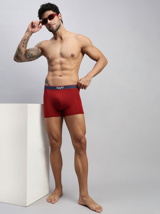 RUBY RED MEN MODAL SOLID TRUNKS