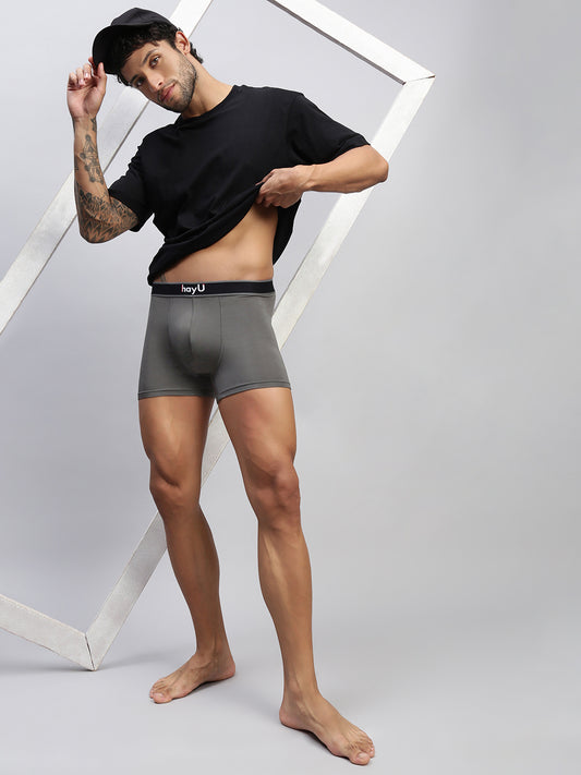 GRAPHITE GREY MEN MODAL SOLID TRUNKS