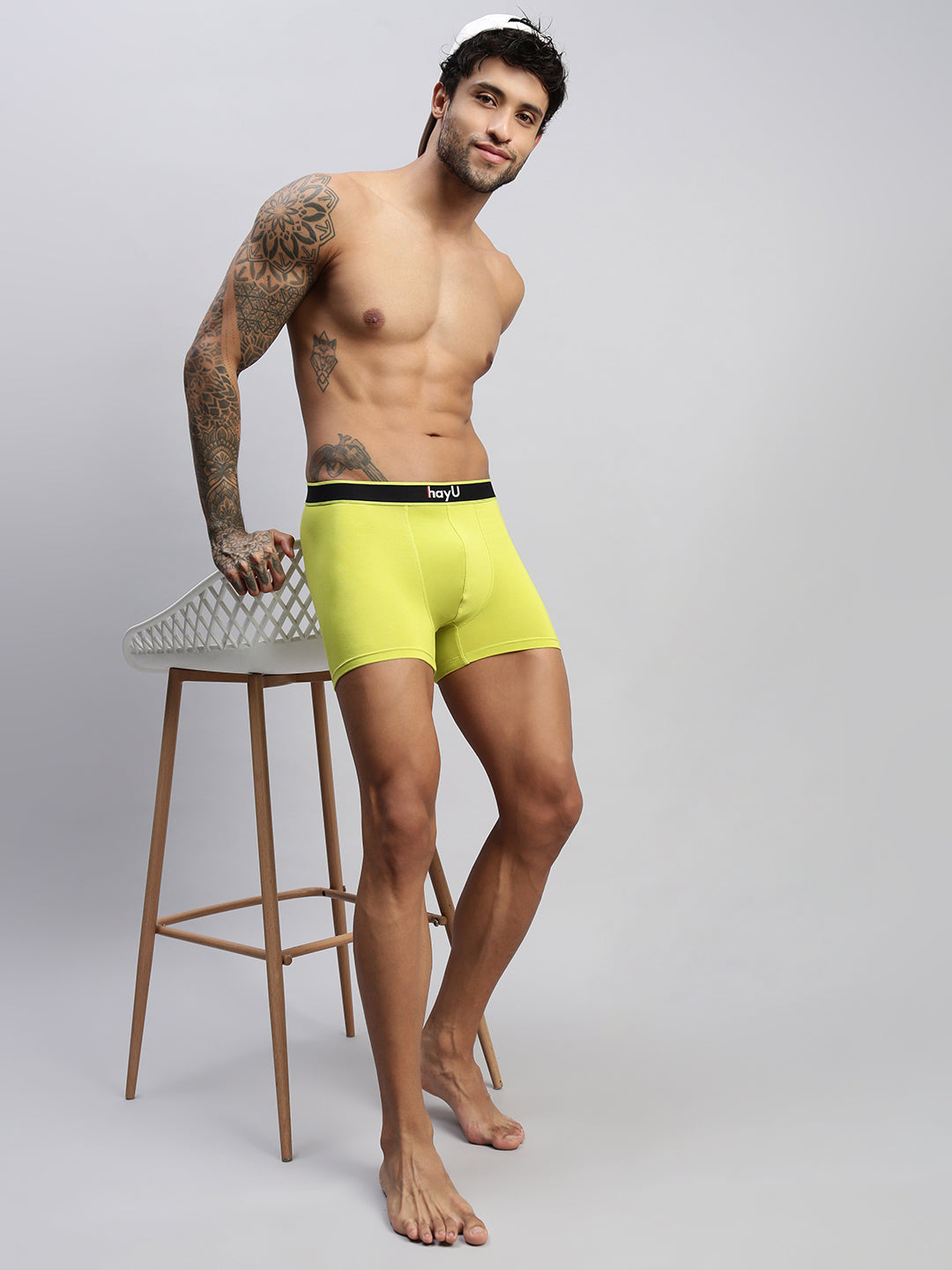 2PC PACK OF TEAL & SUNBUD MEN MODAL SOLID TRUNKS