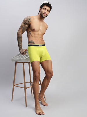 2PC PACK OF TEAL & SUNBUD MEN MODAL SOLID TRUNKS