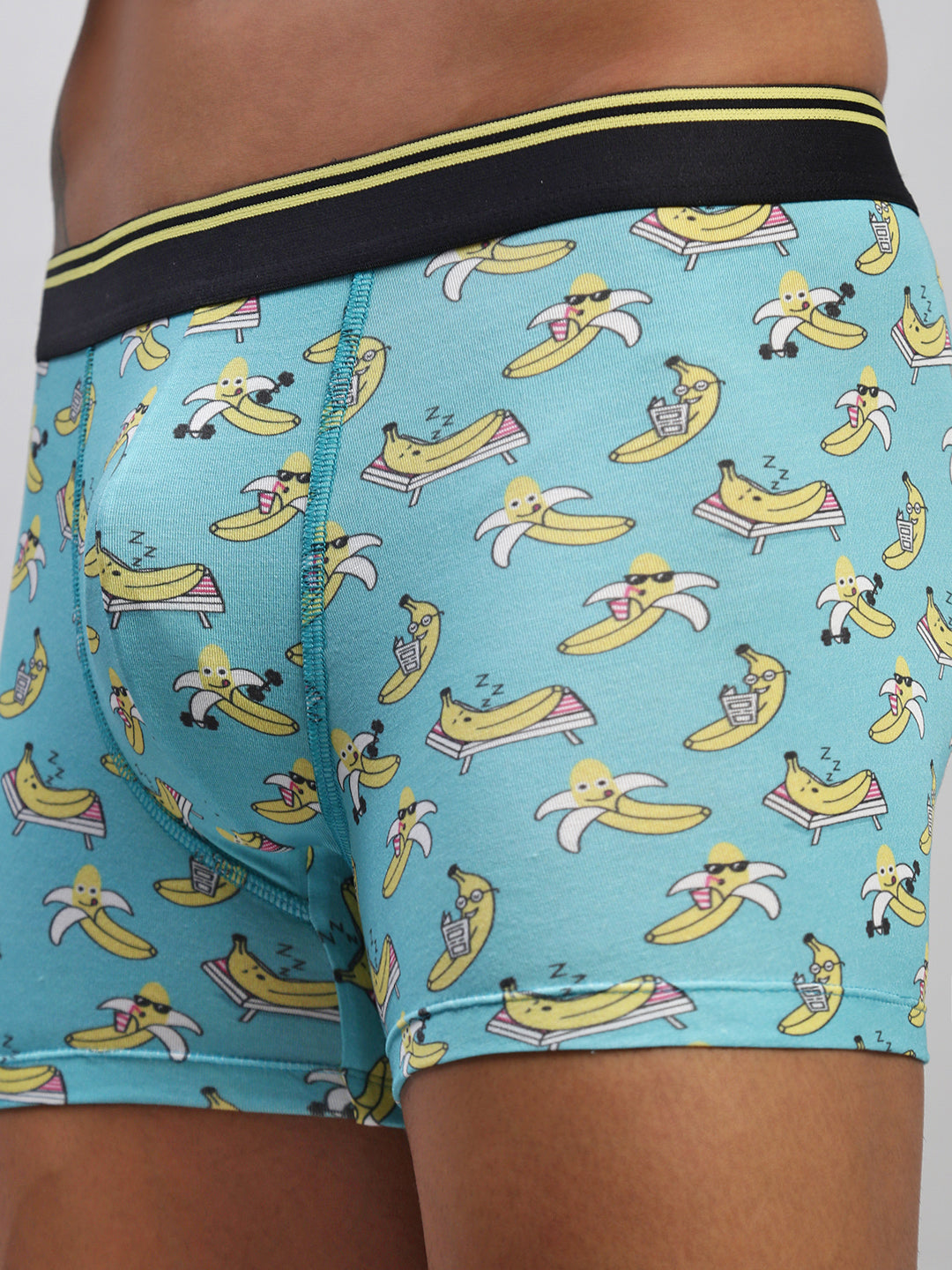QUIRKY BANANA MEN MODAL PRINTED TRUNKS