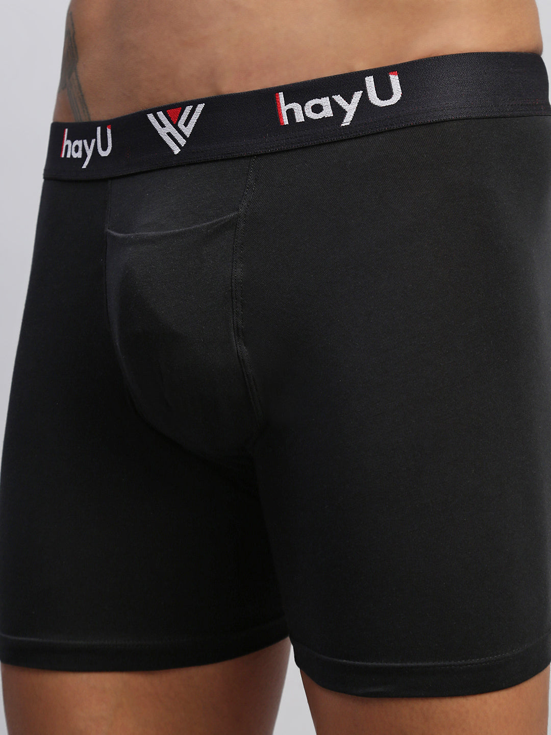 PHANTOM BLACK MEN COTTON BLEND BOXER BRIEFS