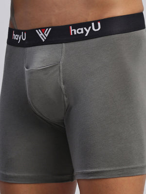 GRAPHITE GREY MEN COTTON STRETCH BOXER BRIEFS