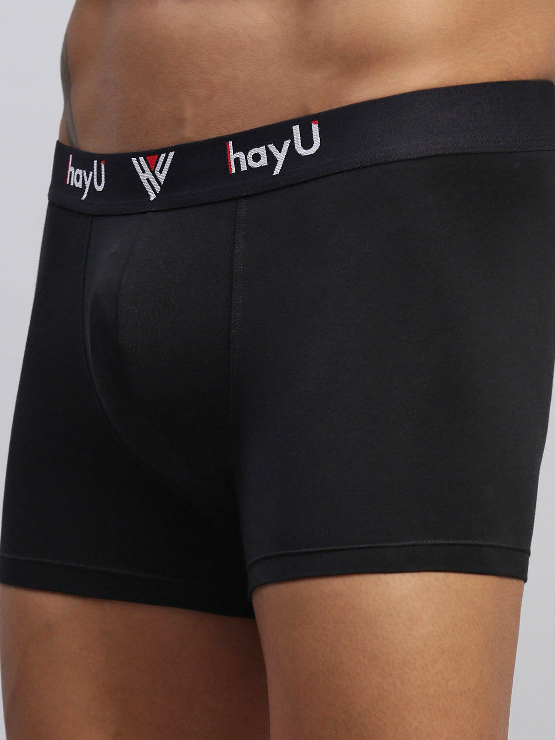 PHANTOM BLACK MEN COTTON BLEND TRUNKS