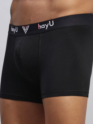 2PC PACK OF VIVID INDIGO & PHANTOM BLACK MEN COTTON STRETCH TRUNKS