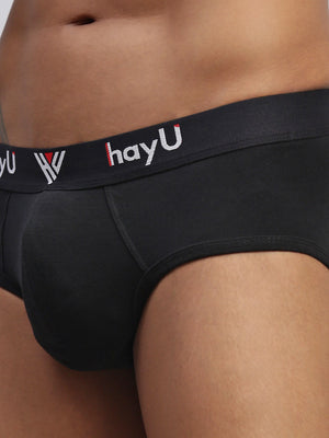 PHANTOM BLACK MEN COTTON STRETCH BRIEFS