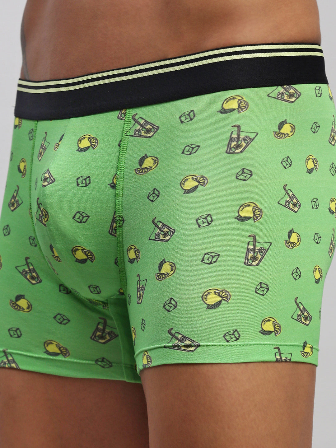 LIME 'N' SODA MEN MODAL PRINTED TRUNKS